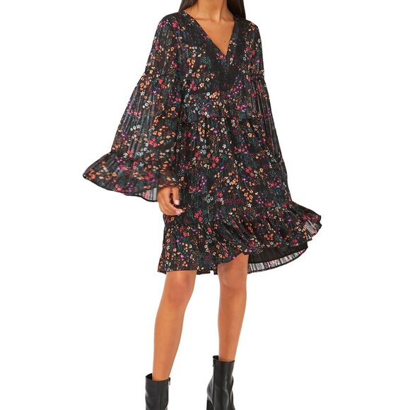 Riley & Rae Kate Boho Floral Print Babydoll Dress size 14 - Picture 8 of 8